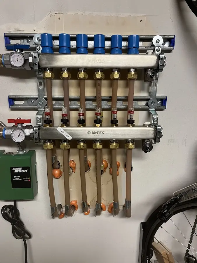 Plumber performing Gas Line Installation at a residential property in Country Walk